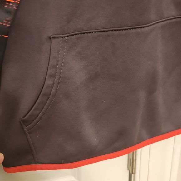 Under Armour Youth Coldgear Red & Gray Pullover Hoodie Size XL - Picture 4 of 8